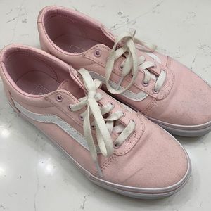Vans Old Skool Pink and White - 4Y / 6W